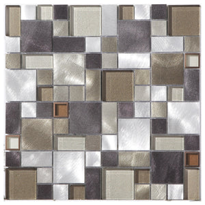 Aluminum 175149 12x13 Mosaic Tile