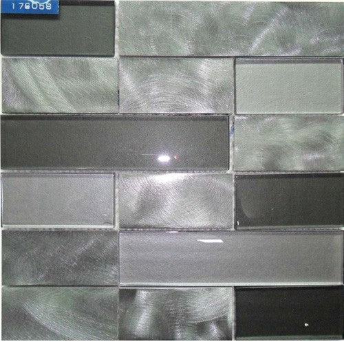 Aluminum 175158 12x12 Mosaic Tile