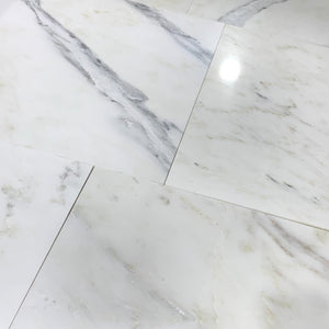 18 x 18 Oriental White marble 1778