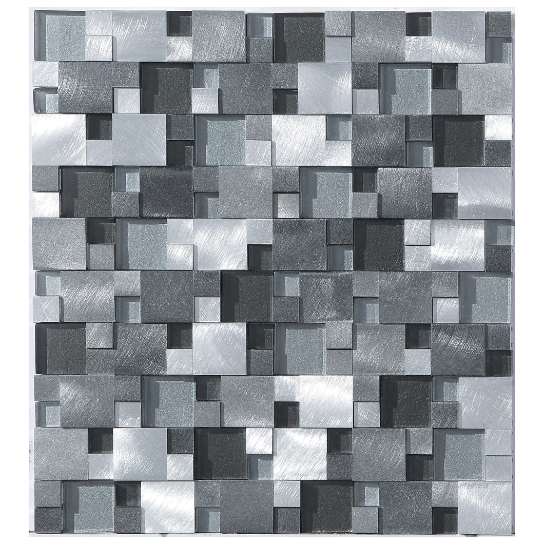 Aluminum 179021 12x12 Mosaic Tile