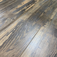 Load image into Gallery viewer, 8mm Pad Attached Driftwood Laminate Wood Flooring