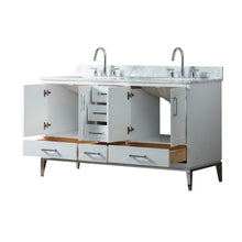 Load image into Gallery viewer, 72 Inch Wide Double Sink 1831 White