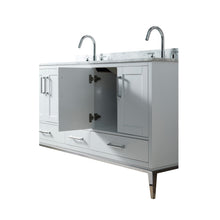 Load image into Gallery viewer, 72 Inch Wide Double Sink 1831 White