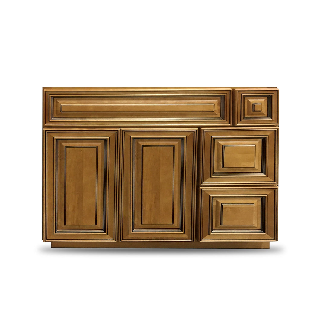36 Inch Bathroom Cabinet Vanity Amber Right Drawers