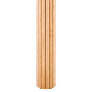 2" Column Moulding Half Round Smooth Pattern - Hard Maple