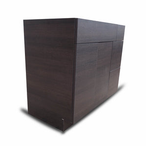 36 Inch Bathroom Cabinet Vanity African Wenge Right  Drawers