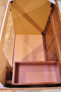 36 Inch Bathroom Cabinet Vanity Heritage Caramel Left Drawers