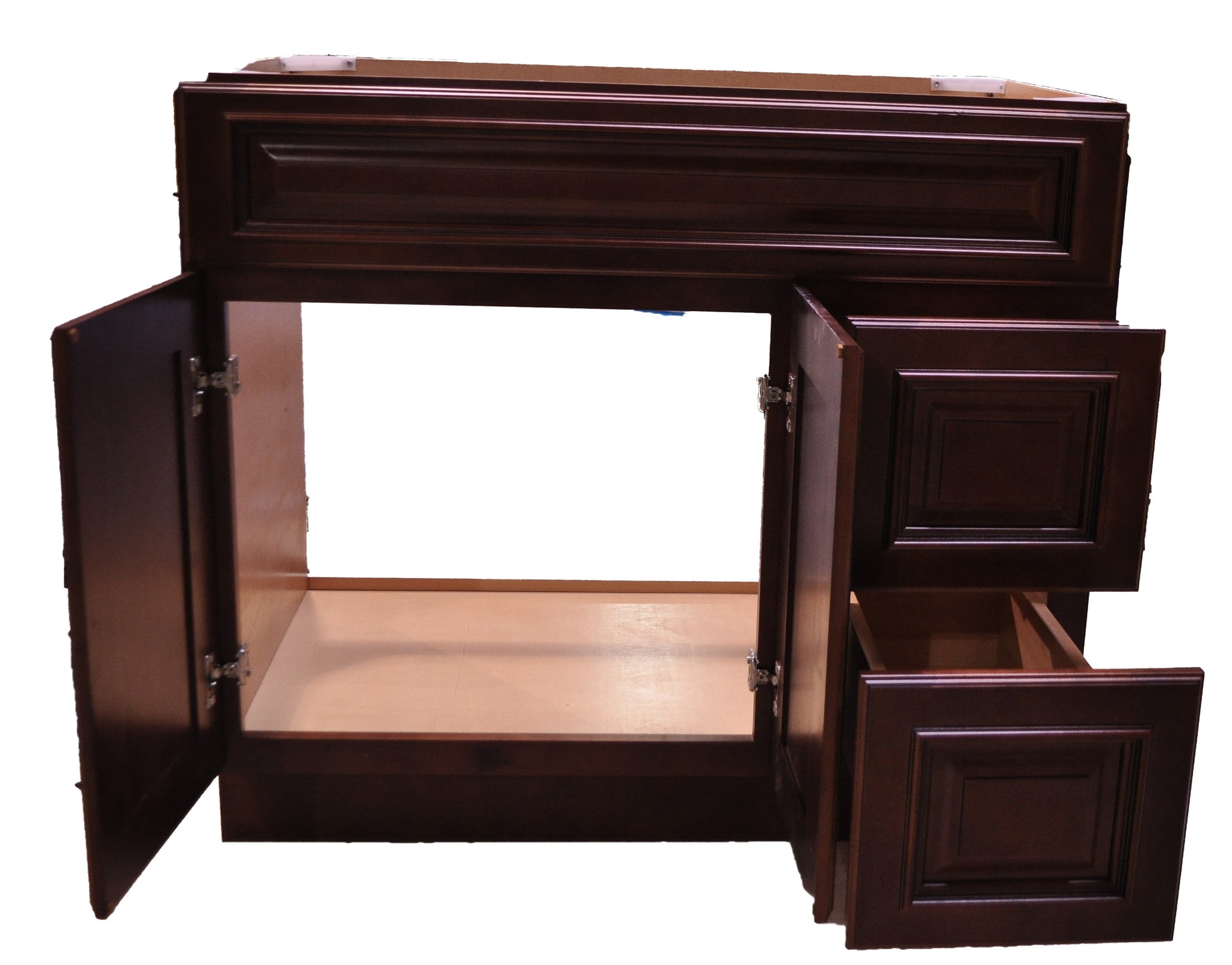 Thomas 36-in Solid Hardwood Bathroom Vanity with Power Bar and Drawer  Organizer - Yahoo Shopping