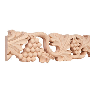 4" x 1" Hand Carved Moulding - Cherry