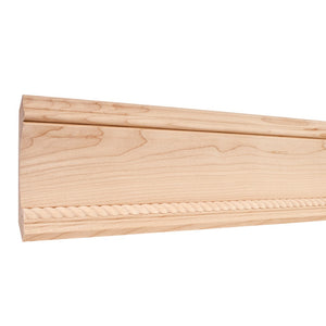 4-7/8" x 3/4" Crown Moulding with 1/2" Rope - Oak