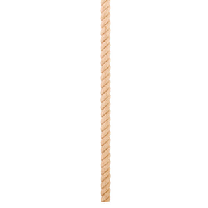 3/8" Tight Half-round Rope - Hard Maple