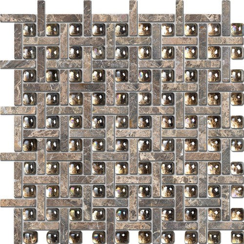 Bubbles STDA004 11x11 Mosaic Tile